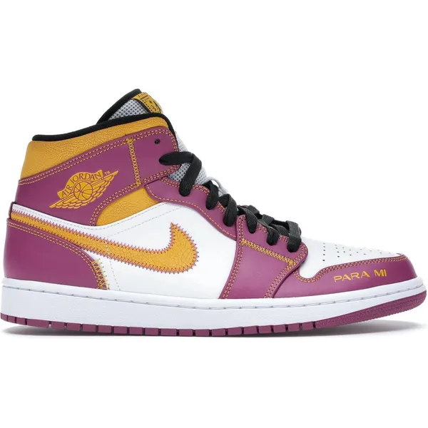 Nike Air Jordan 1 Mid White/University Gold