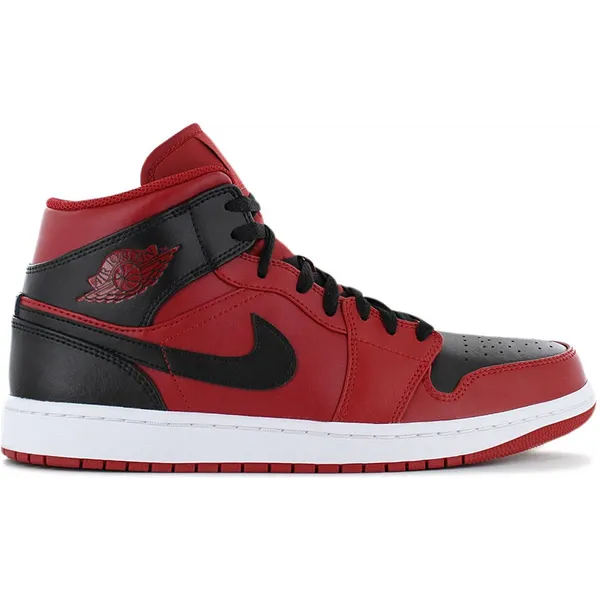 Jordan Jordan Air Jordan 1 Mid - Reverse Bred - Heren Sneakers Schoenen Rood-Zwart 554724-660 - Maat EU 47 US 12.5 — vergelijk prijzen bij 1 winkel