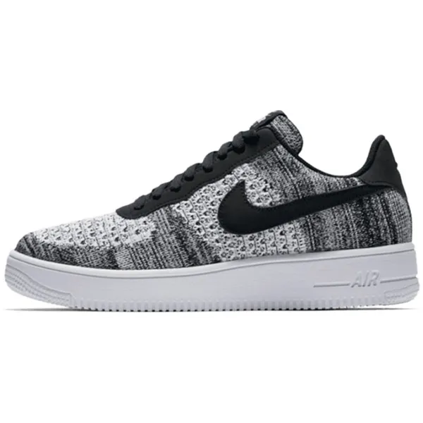 Nike Nike Air Force 1 Flyknit 2.0 - Maat 45.5 - Oreo Zwart Wit - Sneakers Heren - Doos Zonder Deksel — vergelijk prijzen bij 1 winkel