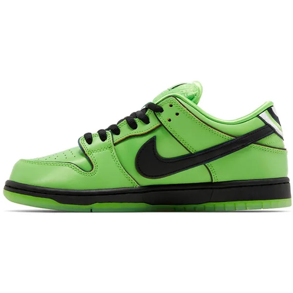 Nike SB Dunk Low "Powerpuff Girls Buttercup" Wit, vergelijk prijzen bij 1 winkel
