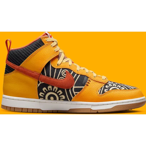 Nike Dunk High Geel