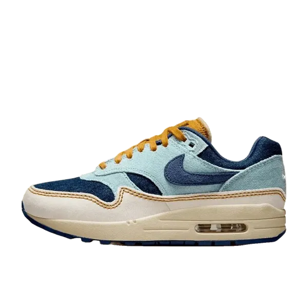 Nike Air Max 1 '87 "Denim Aura" Denim Blauw/Beige, vergelijk prijzen bij 1 winkel