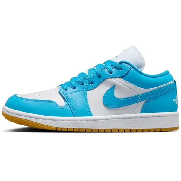 Nike Air Jordan 1 Low "Dark Powder Blue" Sneaker - Unisex - Wit/Blauw