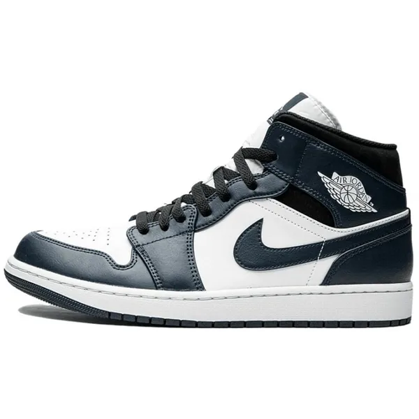 Nike Nike Air Jordan 1 Mid, Armory Navy/White-Black, 554724 411, EUR 47.5 — vergelijk prijzen bij 1 winkel