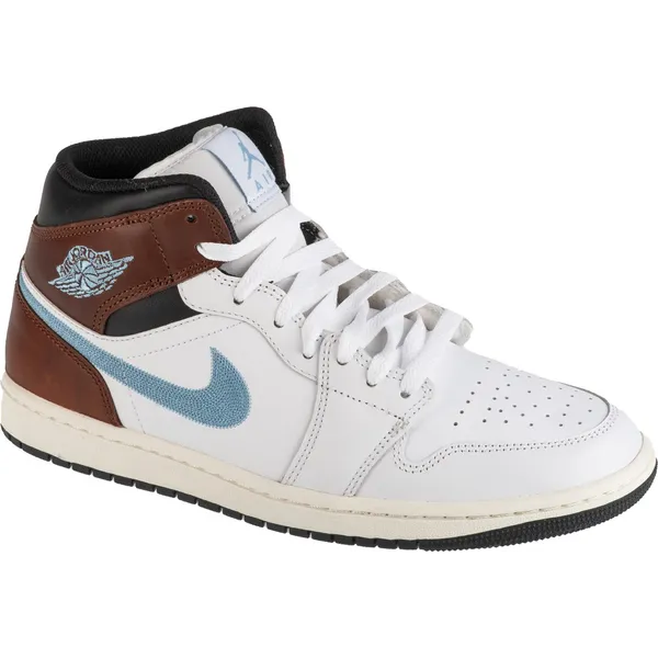 Jordan Jordan Air Jordan 1 Mid FQ7831-142, Mannen, Wit, Sneakers, maat: 47,5 — vergelijk prijzen bij 1 winkel