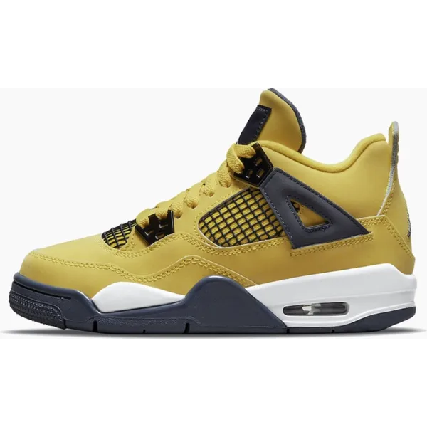 Nike Air Jordan 4 (GS) Lightning Geel, vergelijk prijzen bij 1 winkel
