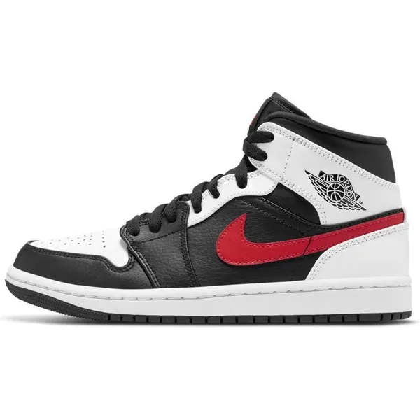 Nike Air Jordan 1 Mid Black/Chile Red-White, vergelijk prijzen bij 1 winkel