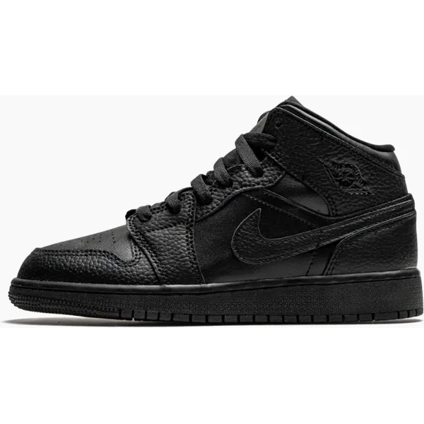Nike Nike Air Jordan 1 Mid (GS), Triple Black, 554725091, EUR — vergelijk prijzen bij 1 winkel