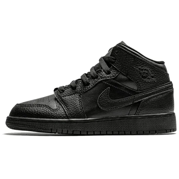 Nike Nike Jordan Air 1 Mid ''Triple Black'' - Sneakers - Unisex - Maat 36 - Black/Black/Black — vergelijk prijzen bij 1 winkel