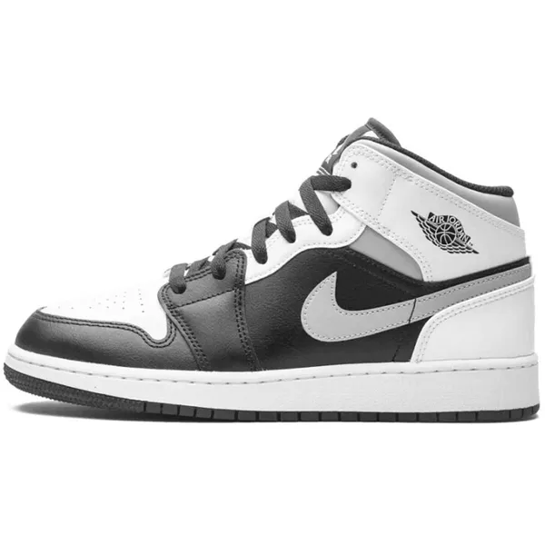 Jordan Jordan Nike Air Jordan 1 Mid, Black/White-LT Smoke Grey GS 554725 073, EUR — vergelijk prijzen bij 1 winkel