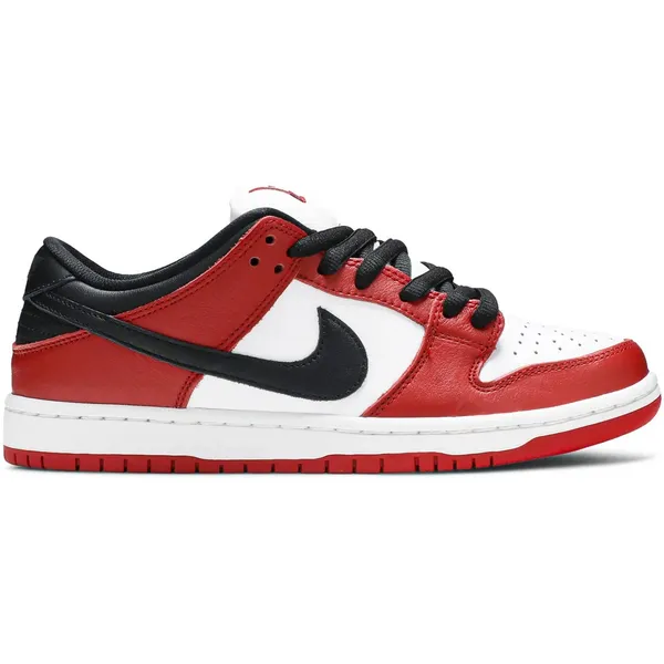 Nike SB Dunk Low Pro - Maat 42 - Chicago J-Pack - Rood / Wit / Zwart - Sneakers Unisex - Doos Zonder Deksel