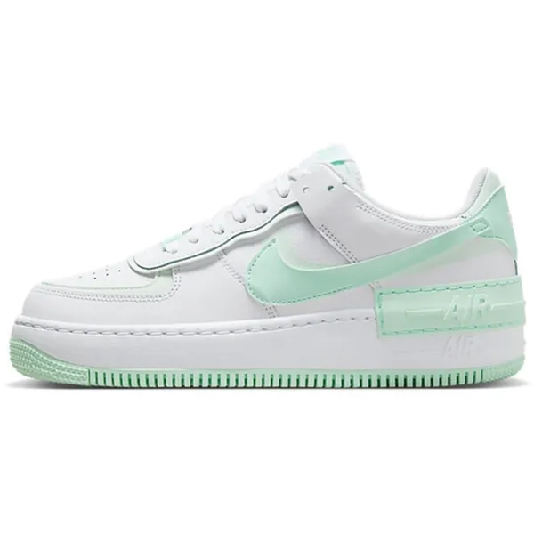 Nike Air Force 1 Shadow wit mint