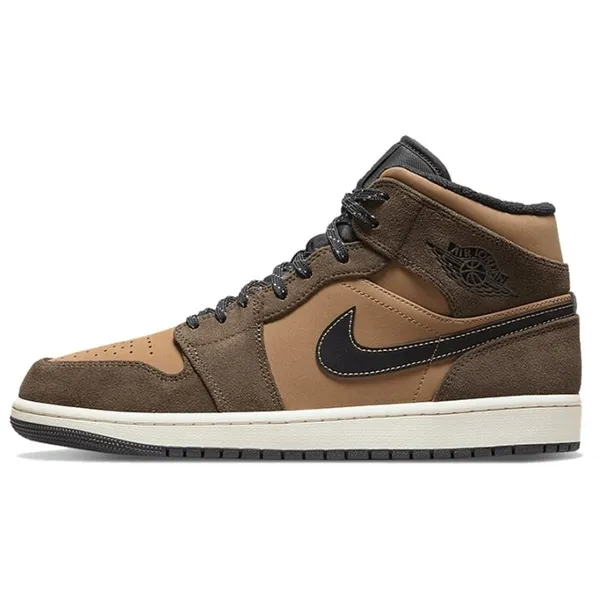 Nike Nike Air Jordan Mid SE, Dark Chocolate/Crimson Bliss, DC7294 200, EUR 47.5 — vergelijk prijzen bij 1 winkel
