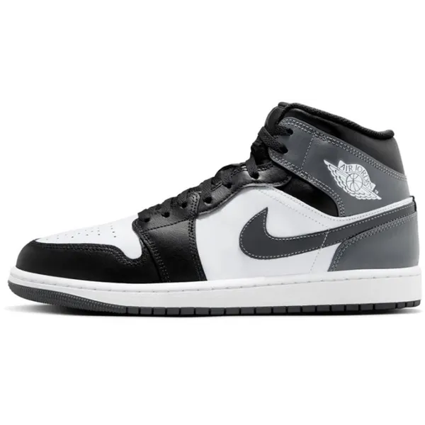 Nike Nike Air Jordan 1 Mid - Wit / Grijs / Zwart - Sneakers Heren — vergelijk prijzen bij 1 winkel