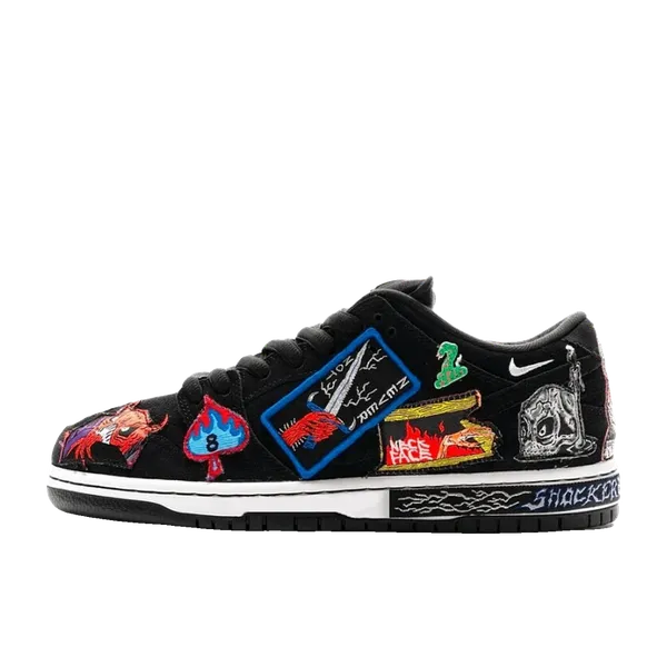 Nike SB Dunk Low Pro QS Neckface Zwart, vergelijk prijzen bij 1 winkel