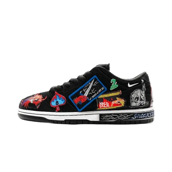 Nike SB Dunk Low Pro QS Neckface Zwart, foto 3 van 3
