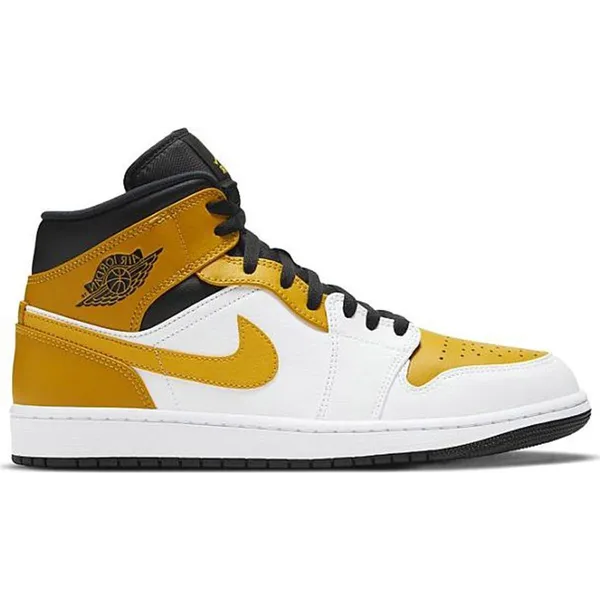 Nike Air Jordan 1 Mid White/University Gold-Black, vergelijk prijzen bij 1 winkel