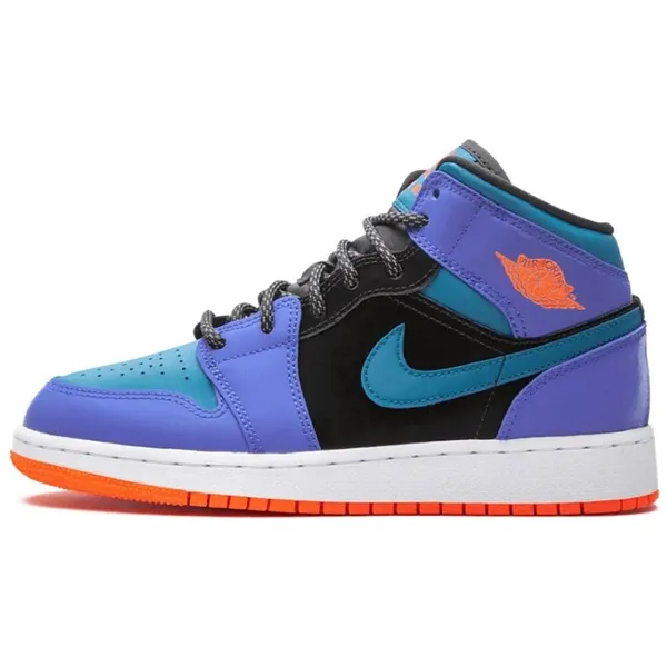 Nike Nike Air Jordan 1 Mid (GS), racer blue/green abyss-black, EUR 40, 554725 440 — vergelijk prijzen bij 1 winkel