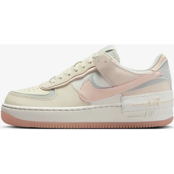 Nike Air Force 1 Shadow Coconut Milk/Light Silver/Sail/Crimson Tint
