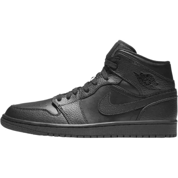 Nike Nike Air Jordan 1 Mid - Maat 47 - Triple Black / Zwart - Sneakers Heren — vergelijk prijzen bij 1 winkel