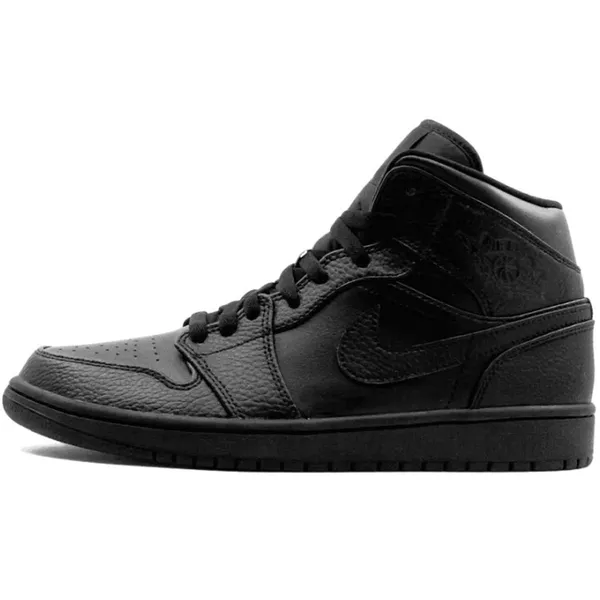 Nike Nike Air Jordan 1 Mid 'Black/Black' - Maat: 46 — vergelijk prijzen bij 1 winkel