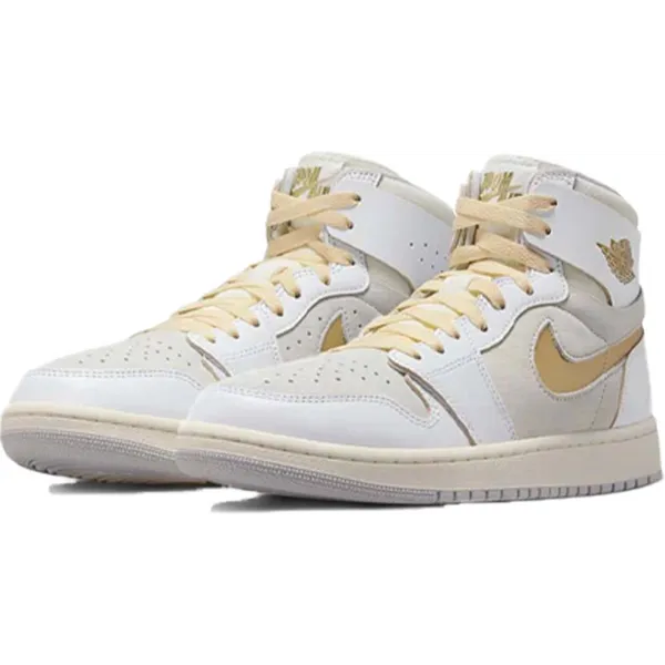 Nike Nike Air Jordan 1 Zoom CMFT 2 Sneaker White Metallic Gold Schoenmaat EU : 44 — vergelijk prijzen bij 1 winkel