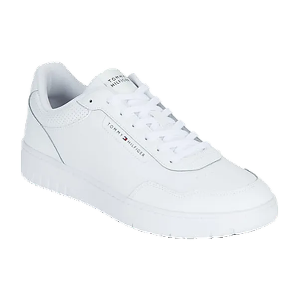 Tommy Hilfiger TH Basket Core Leather Wit, vergelijk prijzen bij 1 winkel