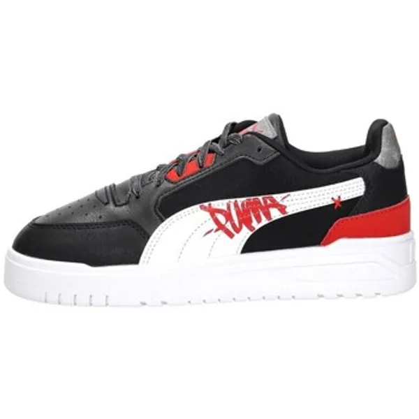 Puma Shuffle Downtown Lo Mid 90s Jr Zwart, vergelijk prijzen bij 2 winkels