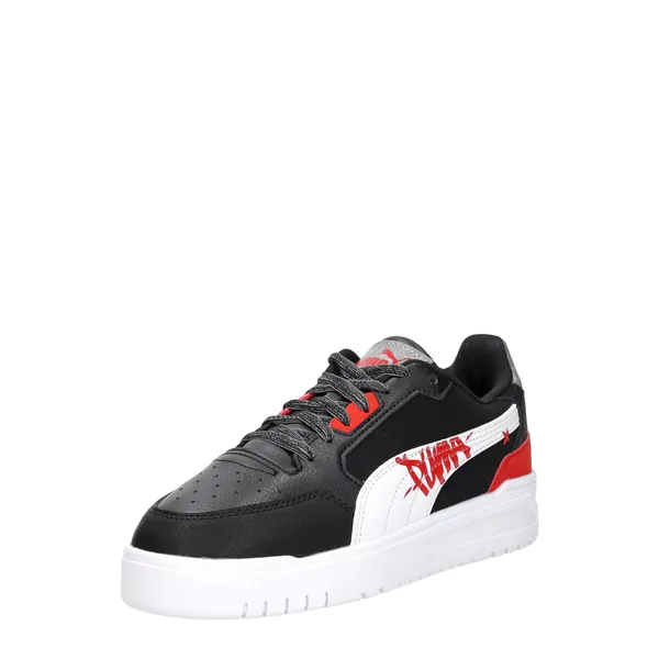 Puma Shuffle Downtown Lo Mid 90s Jr Zwart, foto 2 van 4