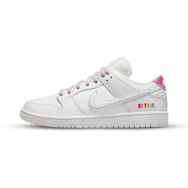 Nike SB Dunk Low Pro Be True Wit/Roze, vergelijk prijzen bij 1 winkel