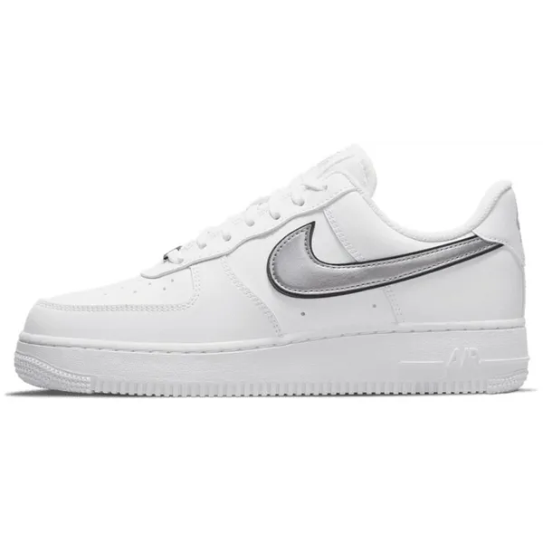 Nike Nike Air Force 1 Low 07 Essential White Metallic Silver Black (W) — vergelijk prijzen bij 1 winkel