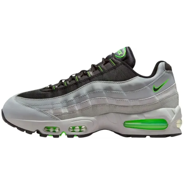 Nike Air Max 95 Big Bubble Light Smoke Grey/Green Strike/White (Grijs), vergelijk prijzen bij 1 winkel
