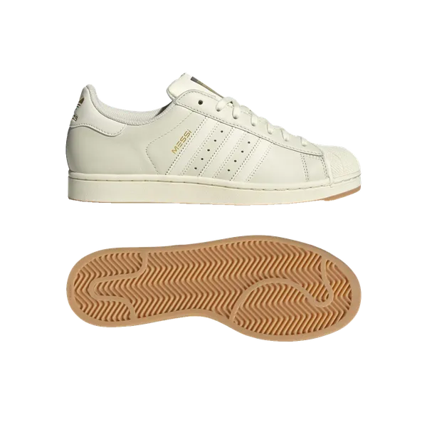 adidas Superstar Messi Ivory Gold Metallic, vergelijk prijzen bij 2 winkels