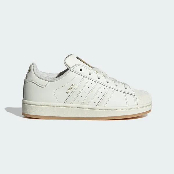 adidas Superstar Messi Ivory/Gold Metallic Kids, foto 2 van 4
