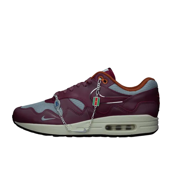 Nike Air Max 1 Patta Waves Rush Maroon Metallic Silver, vergelijk prijzen bij 2 winkels