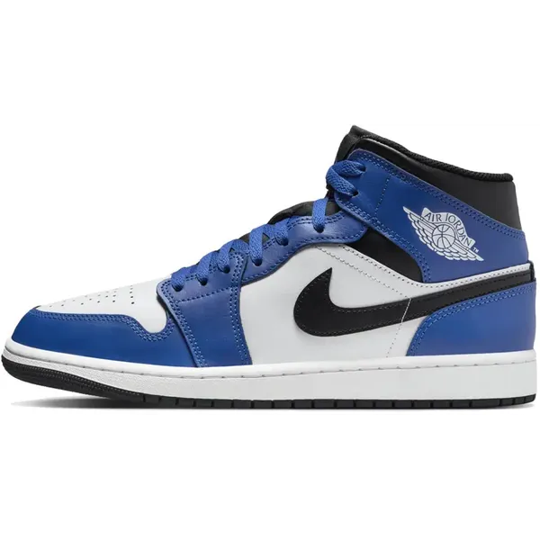 Nike Nike Air Jordan 1 Mid - Maat 46 - Heren Sneaker - Blauw / Wit / Zwart - Doos Zonder Deksel — vergelijk prijzen bij 1 winkel