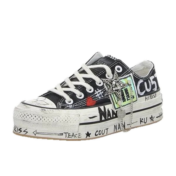 Nan-ku Lage Sneakers Zwart, vergelijk prijzen bij 1 winkel