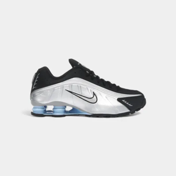 Nike Lage Sneakers  Shox R4 Metallic Grijs