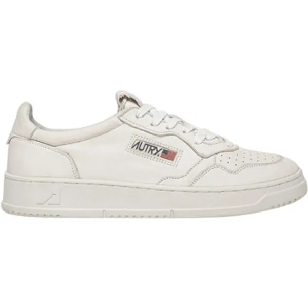 Lage Sneakers Autry Medalist Low White Super Soft Napa Leather