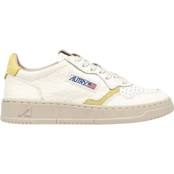 Lage Sneakers Autry Medalist Low White Lemon Silk (Women's)