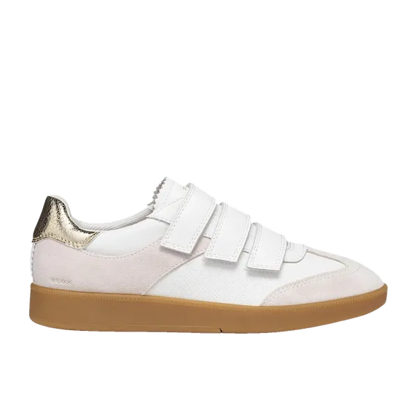 Damestrainers Geox Meleda White/Lt Ivory, vergelijk prijzen bij 1 winkel