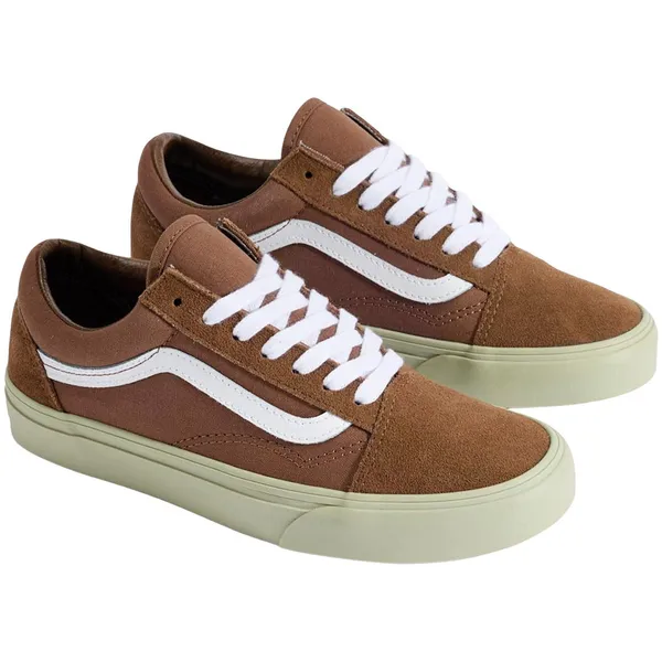 Vans Old Skool bruin - wit