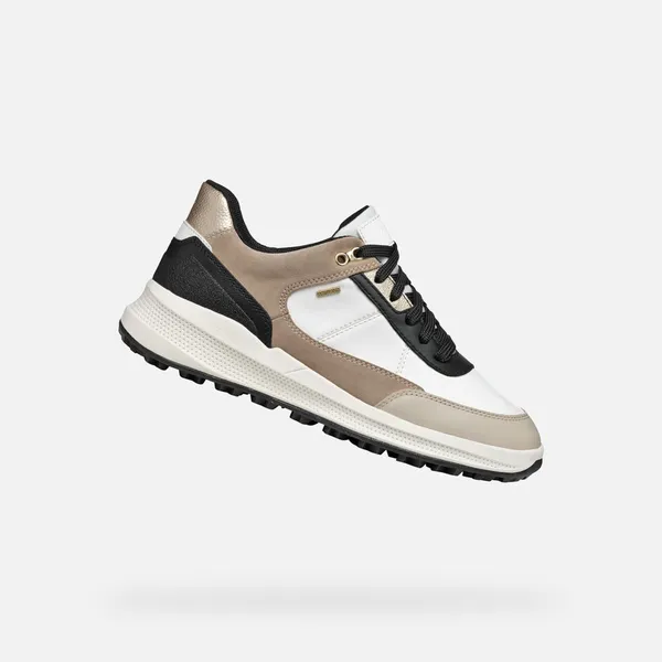 Geox PG1X Abx Wit/Lichtbeige, vergelijk prijzen bij 1 winkel