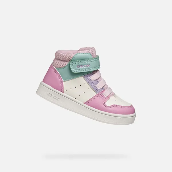 Geox Eclyper Wit/Donkerroze Kids, vergelijk prijzen bij 1 winkel