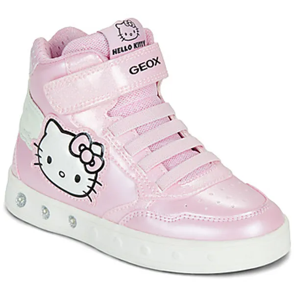 Geox J Skylin Girl Hello Kitty Roze, vergelijk prijzen bij 2 winkels