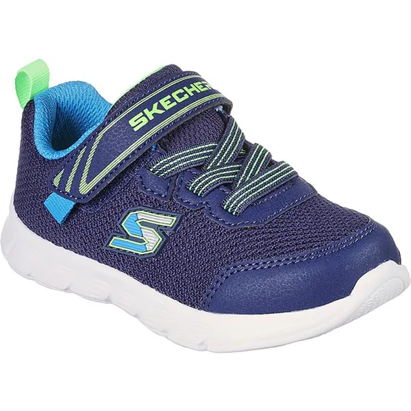 Skechers Comfy Flex Mini Trainer Blauw, vergelijk prijzen bij 1 winkel
