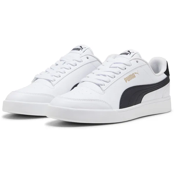 Puma Shuffle White-Black-Team Gold, vergelijk prijzen bij 1 winkel