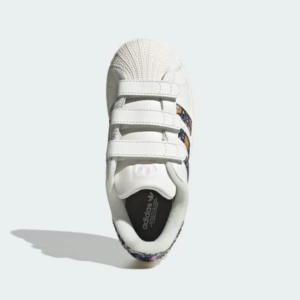 Liberty London Adidas Superstar II Comfort Closure Core White/Orchid Fusion/Gum, foto 3 van 4