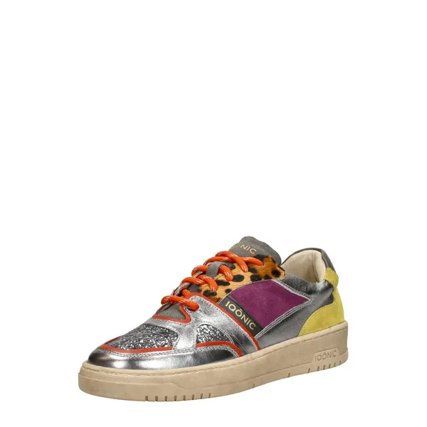 Iqonic Lage Sneakers Zilver, foto 2 van 4