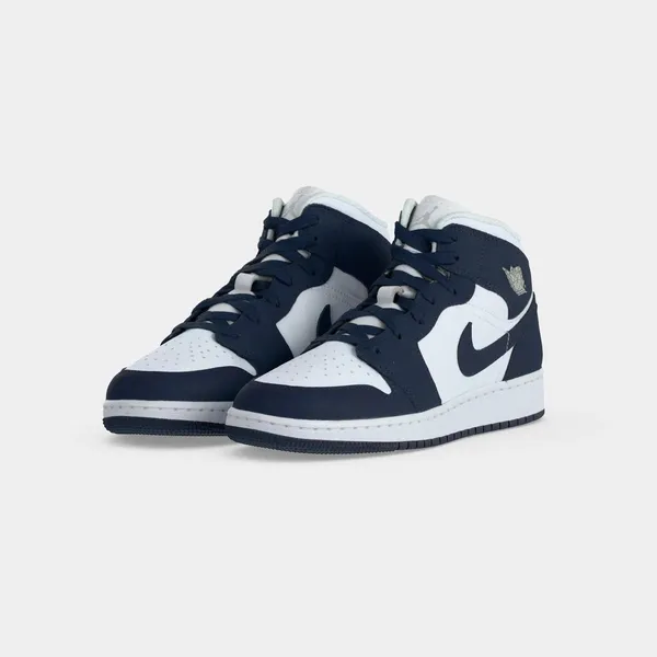 Nike Nike Air Jordan 1 Mid - GS - Obsidian White Grey Fog — vergelijk prijzen bij 1 winkel